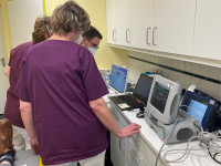 Diese Schulungen und eine enge Zusammenarbeit mit dem Hersteller Abbott (USA) und dem Herzzentrum Zentrum sind unbedingt notwendig. Patientenversorgung mit LVAD Kunstherz