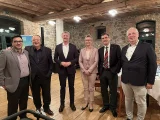 Die Referenten auf dem Symposium Telekardiologie bei Herzinsuffizienz (v.l.n.r.): Dr. med. Basil Alkhlout, Prof. Dr. med. Wolfgang Motz, PD Dr. med. Markus Johannes Barten, Dr. med. Christine Bahr, Prof. Dr. med. Stefan Störk, Prof. Dr. med. Friedrich Köhler Die Referenten auf dem Symposium Telekardiologie bei Herzinsuffizienz